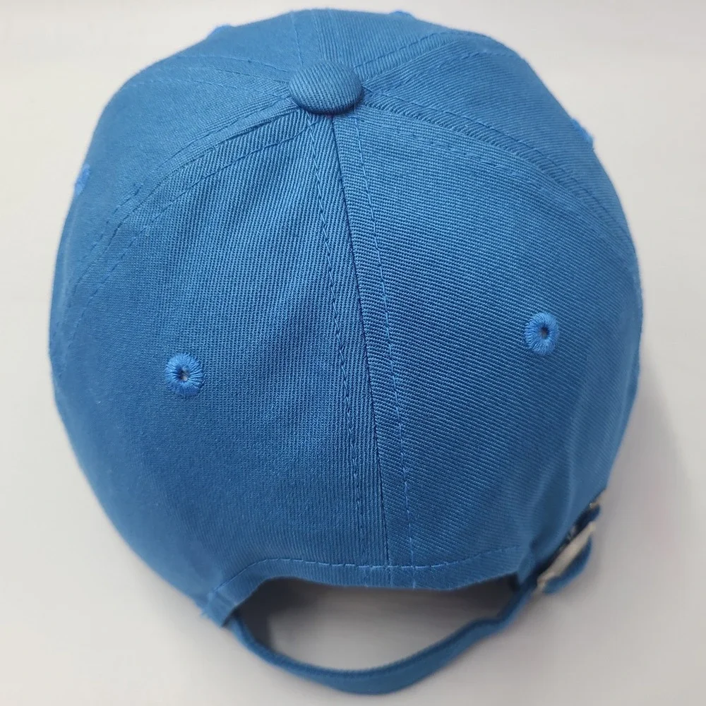 Detroit Lions Hat Strapback‎ NFL Team Apparel Blue NFL Football Logo Dad *READ*